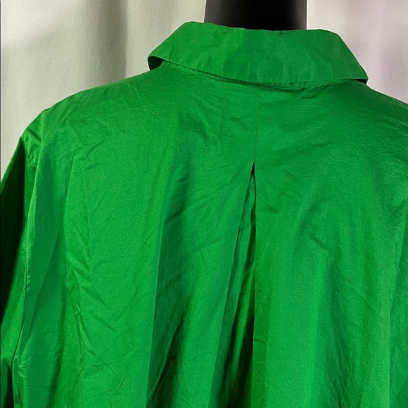 NWT Old Navy Beach Cruiser Green Short Sleeve Mini Swing Shirt Dress - Picture 11 of 16